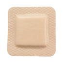 Thin Foam Dressing McKesson Lite 3 X 3 Inch With Border Film Backing Silicone Gel Adhesive Square Sterile