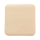 Thin Foam Dressing McKesson Lite 4 X 4 Inch Without Border Film Backing Silicone Gel Adhesive Square Sterile