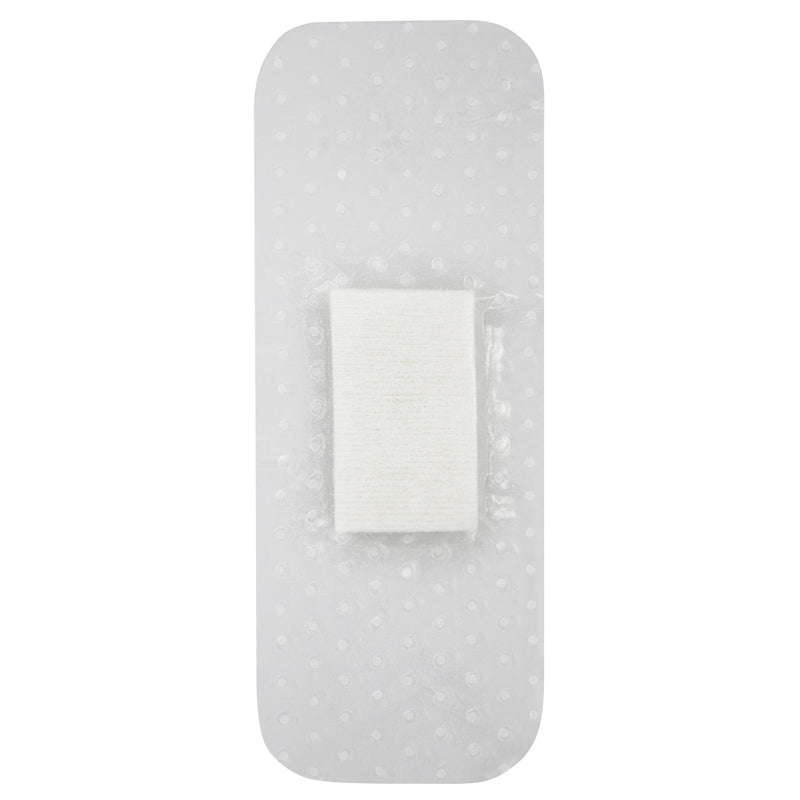 Waterproof Adhesive Strip McKesson 1 X 3 Inch Silicone Rectangle Sheer Sterile