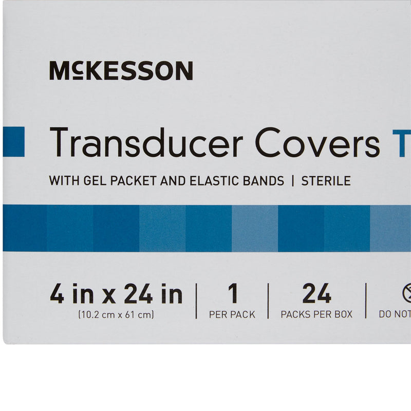 Ultrasound Transducer Cover Kit McKesson 4 X 24 Inch Polyethylene Sterile Folded