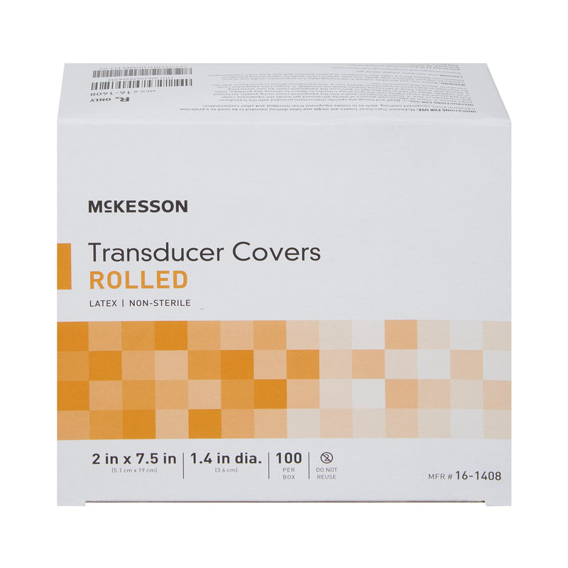 Ultrasound Probe Cover McKesson 1-2/5 X 7-1/2 Inch Latex NonSterile Rolled