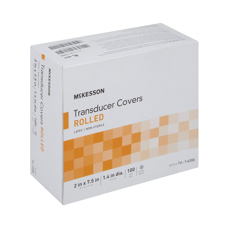Ultrasound Probe Cover McKesson 1-2/5 X 7-1/2 Inch Latex NonSterile Rolled