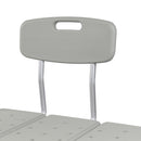 McKesson Knocked Down Bath Transfer Bench Removable Arm Rail 17-1/2 to 22-1/2 Inch Seat Height 400 lbs. Weight Capacity