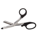 Trauma Shears McKesson Medicut™ Black 5-1/2 Inch Length Medical Grade Stainless Steel Finger Ring Handle Blunt Tip / Blunt Tip