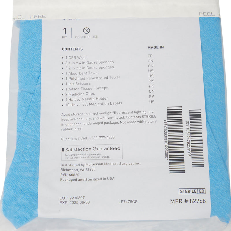 Suture Tray McKesson