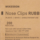 Nose Clip McKesson Rubber, Disposable, White Plastic For Spirometry