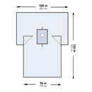 Surgical Drape McKesson Breast Drape 100 W X 76 W X 126 L Inch Sterile