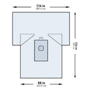 Orthopedic Drape McKesson Lower Extremity Drape 114 W X 88 W X 126 L Inch Sterile