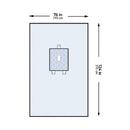 Abdominal Drape McKesson Pediatric Laparotomy Drape 76 W X 124 L Inch Sterile
