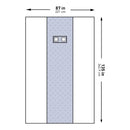 Cardiovascular Drape McKesson Femoral Angiography X-Long Drape 87 W X 135 L Inch Sterile