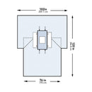 Abdominal Drape McKesson Laparotomy Drape 102 W X 76 W X 120 L Inch Sterile