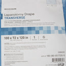 Abdominal Drape McKesson Transverse Laparotomy Drape 100 W X 72 W X 120 L Inch Sterile