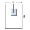 Orthopedic Drape McKesson U-Drape with Split 76 W X 110 L Inch Sterile