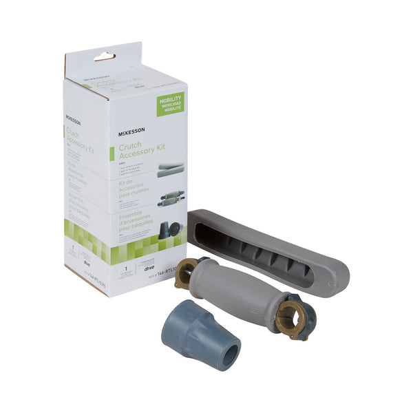 McKesson Crutch Accessory Kit For use with McKesson Universal Quick-Adjust Aluminum Crutch, MFR # 146-RTL10433