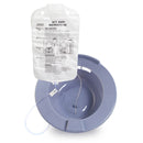 Sitz Bath McKesson Round Gray Plastic 2000 mL Bag Graduated, 500 mL Increments up to 2000 mL