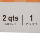 Sitz Bath McKesson Round Gray Plastic 2000 mL Bag Graduated, 500 mL Increments up to 2000 mL