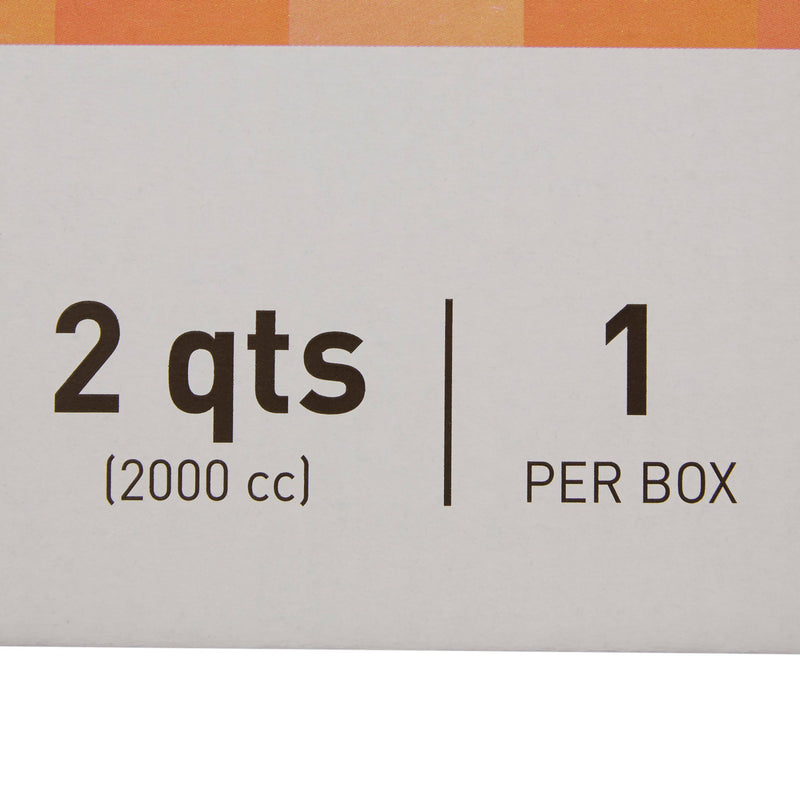 Sitz Bath McKesson Round Gray Plastic 2000 mL Bag Graduated, 500 mL Increments up to 2000 mL
