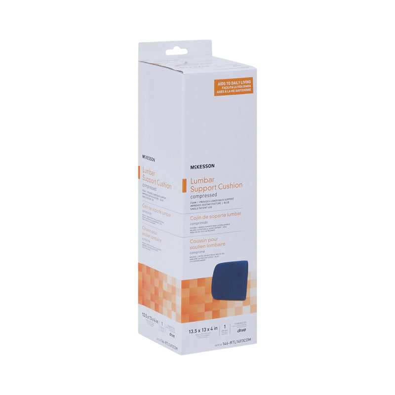 Lumbar Support Cushion McKesson 13-2/5 W X 13 L X 4 D Inch Foam
