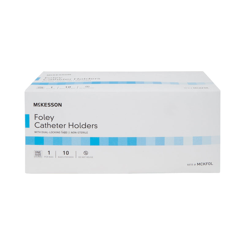 Leg Strap McKesson 2 X 24 Inch Length, Dual-Locking Tabs, Stretch Material, Hook and Loop Closure, Nonsterile