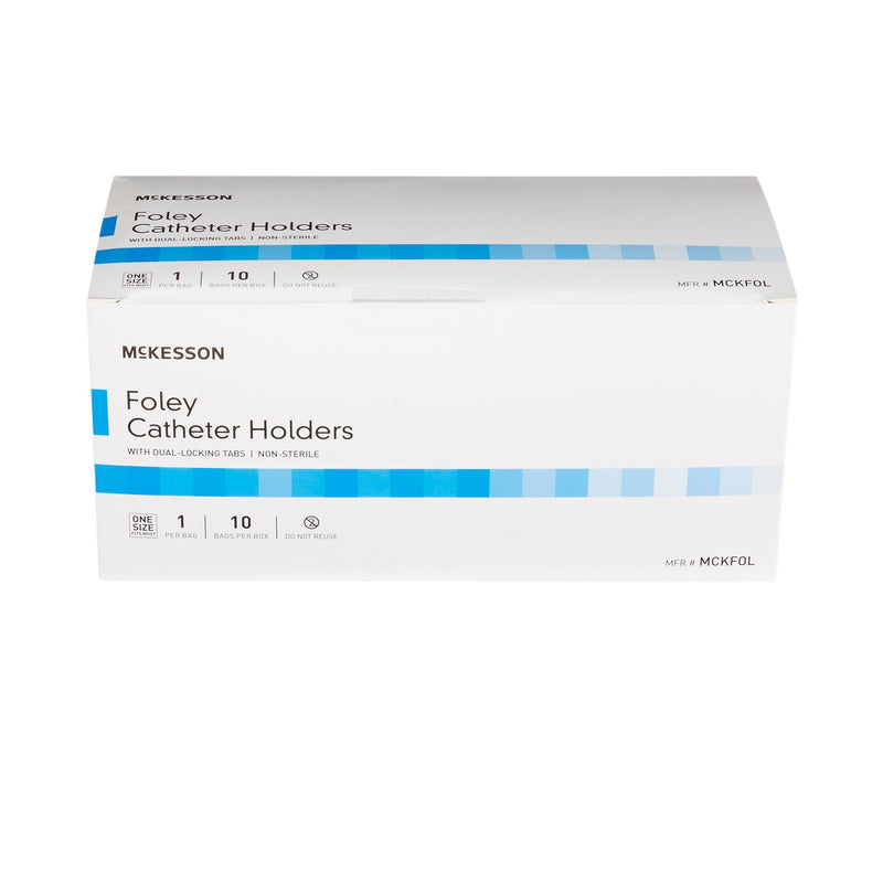Leg Strap McKesson 2 X 24 Inch Length, Dual-Locking Tabs, Stretch Material, Hook and Loop Closure, Nonsterile
