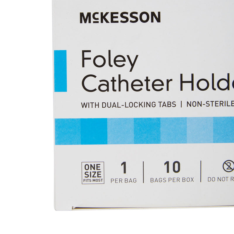 Leg Strap McKesson 2 X 24 Inch Length, Dual-Locking Tabs, Stretch Material, Hook and Loop Closure, Nonsterile