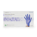 Exam Glove McKesson Confiderm® 3.0 Medium NonSterile Nitrile Standard Cuff Length Textured Fingertips Blue Not Rated