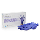 Exam Glove McKesson Confiderm® 3.0 Large NonSterile Nitrile Standard Cuff Length Textured Fingertips Blue Not Rated