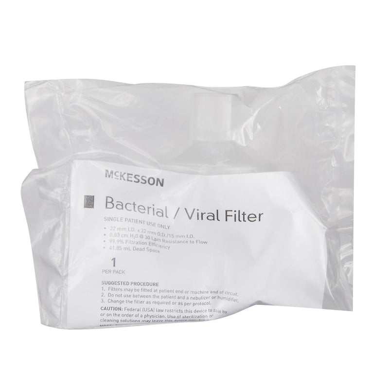 Bacterial / Viral Filter McKesson 0.83 cm H20 @ 30 LPM