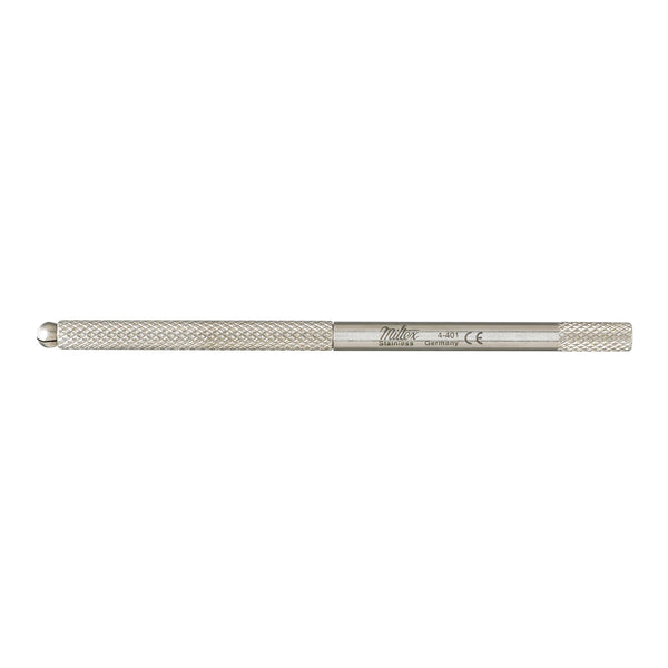 Scalpel Handle McKesson Argent™ Self Locking / Miniature / Round Knurled German Stainless Steel Size 3K