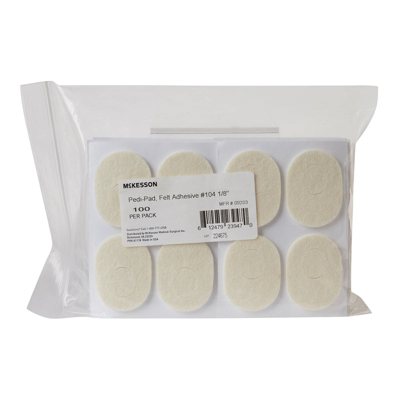 Foot Pad McKesson Pedi-Pad Size 104 Adhesive Foot