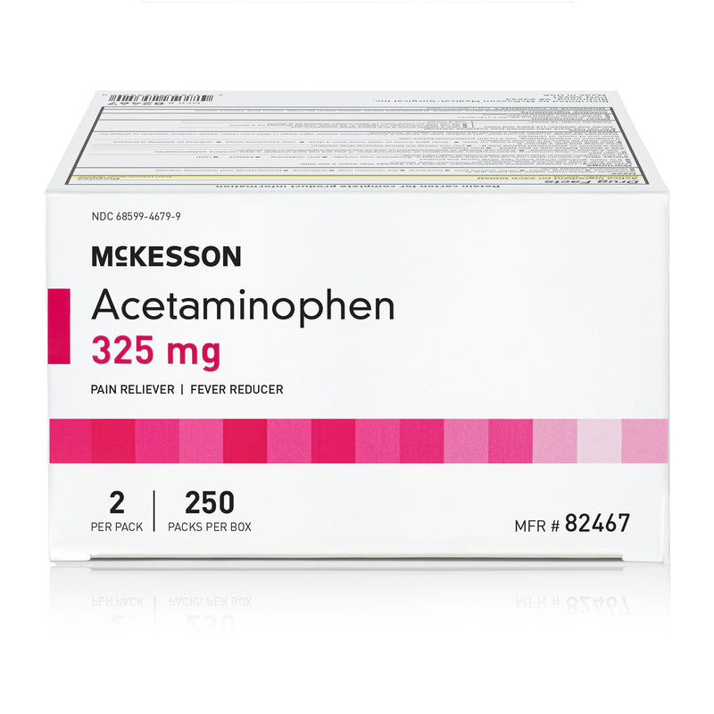 Pain Relief McKesson 325 mg Strength Acetaminophen Unit Dose Tablet 250 per Box