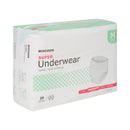 Unisex Adult Absorbent Underwear McKesson Pull On with Tear Away Seams Medium Disposable Moderate Absorbency