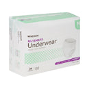 Unisex Adult Absorbent Underwear McKesson Pull On with Tear Away Seams Medium Disposable Heavy Absorbency