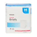 Unisex Adult Incontinence Brief McKesson Medium Disposable Moderate Absorbency