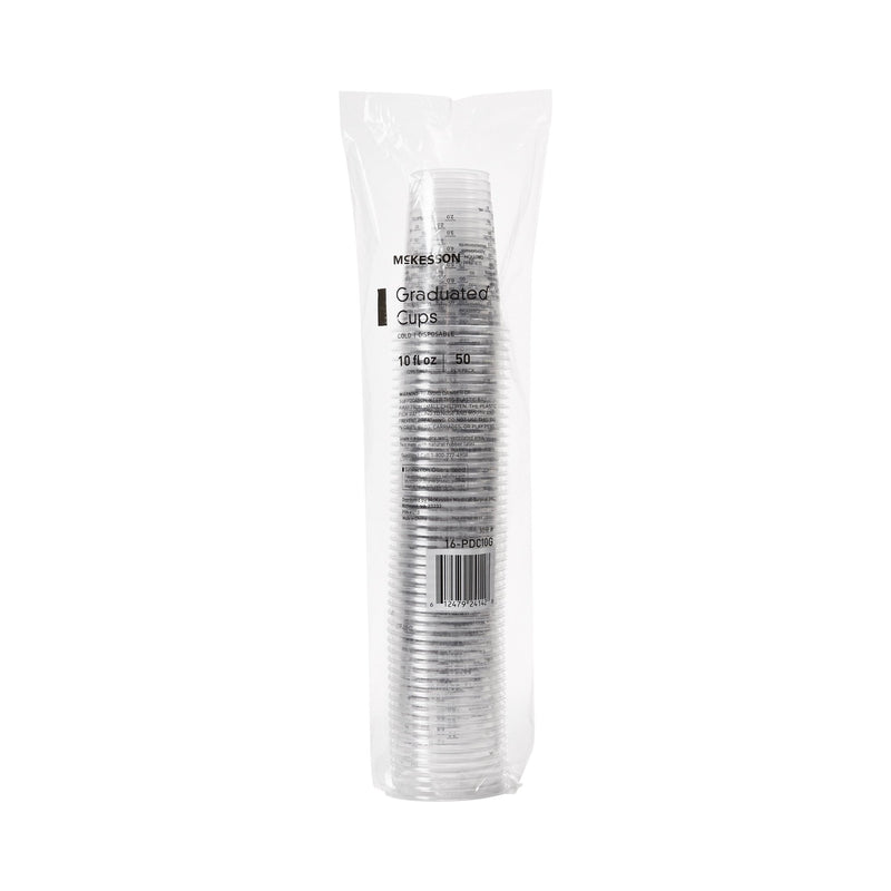 Drinking Cup McKesson 10 oz. Clear Polyethylene Disposable