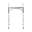 Dual Release Folding Walker Adjustable Height McKesson Aluminum Frame 350 lbs. Weight Capacity 32 to 39 Inch Height
