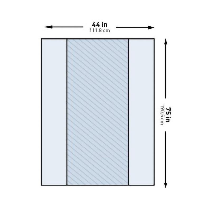 Table Drape McKesson 44 X 75 Inch For Back Table