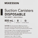 Suction Canister McKesson 800 mL Pour Lid