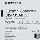 Suction Canister McKesson 800 mL Pour Lid
