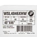 Trash Bag McKesson 45 gal. White LLDPE 0.80 mil 40 X 46 Inch Star Seal Bottom Coreless Roll