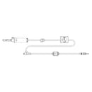 Primary IV Administration Set MedStream Gravity 1 Port 20 Drops / mL Drip Rate 0.2 Micron Filter 85 Inch Tubing Solution Flow Regulator