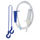 Secondary IV Administration Set MedStream Gravity Without Ports 20 Drops / mL Drip Rate Without Filter 40 Inch Tubing Solution