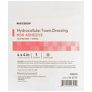 Foam Dressing McKesson 4 X 4 Inch Without Border Film Backing Nonadhesive Square Sterile