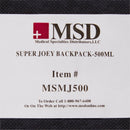 Feeding Pump Backpack McKesson Black, Pump Pocket, Outside View Window, Solution Wrap, Support Straps, 2 X 8 X 13 Inch