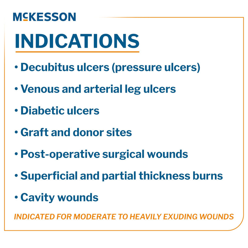 Gelling Fiber Wound Dressing McKesson 3/4 X 18 Inch Ribbon Sterile