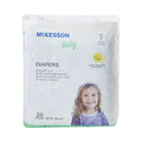 Unisex Baby Diaper McKesson Size 7 Disposable Heavy Absorbency