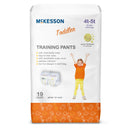 Unisex Toddler Training Pants McKesson Pull On with Tear Away Seams Size 4T to 5T Disposable Heavy Absorbency