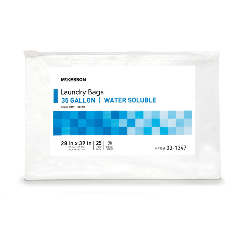 Laundry Bag McKesson Water Soluble 30 to 35 gal. Capacity 28 X 39 Inch