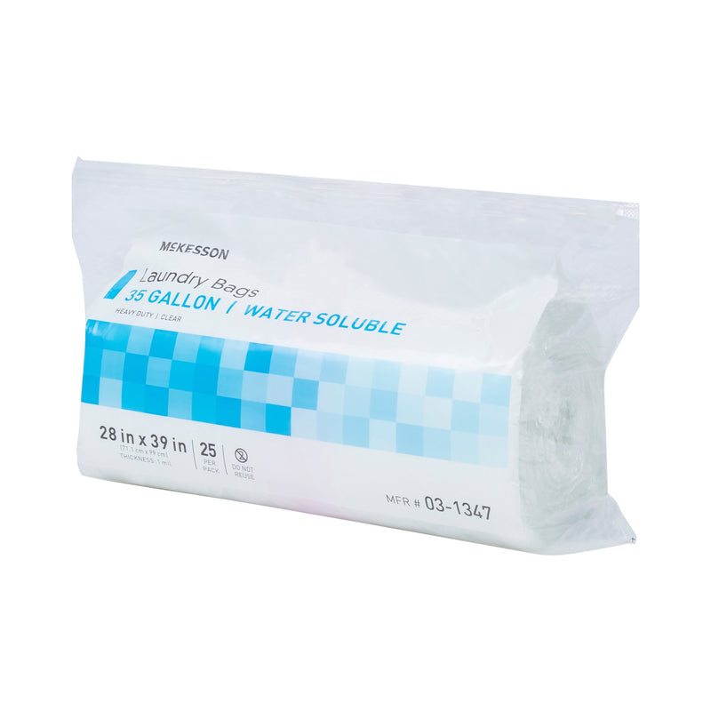 Laundry Bag McKesson Water Soluble 30 to 35 gal. Capacity 28 X 39 Inch