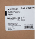Table Paper McKesson 24 Inch Width 125 Foot Length White Crepe